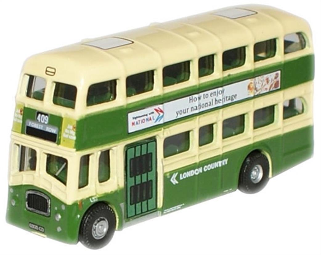 Oxford Diecast 1/148 NQM002 Queen Mary Bus London Country
