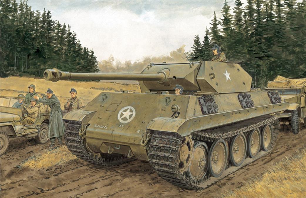 Dragon Models 1/35 6561 US Ersatz M10 Tank Destroyer Kit