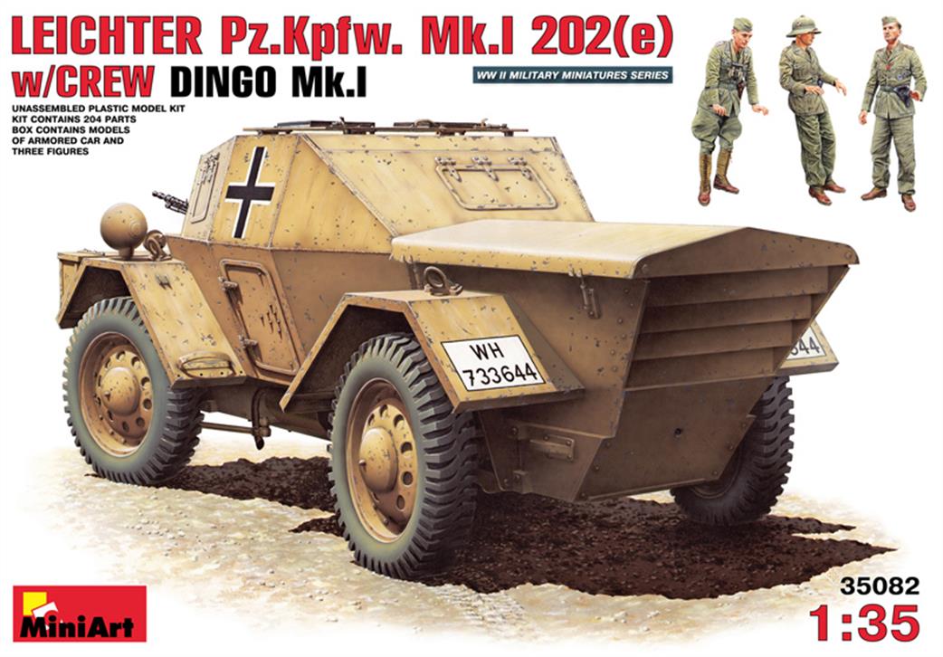 MiniArt 1/35 35082 Leichter Mk1 (Dingo) Armoured Car German WW2