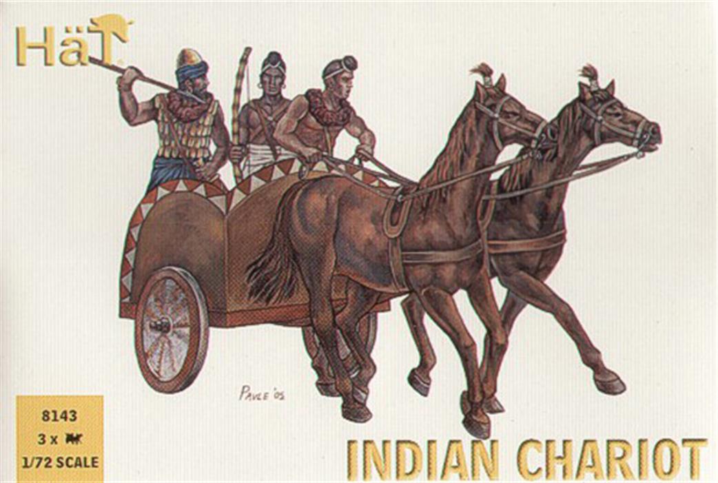 Hat 1/72 8143 Indian Chariot 1V BC Unpainted Plastic Kit