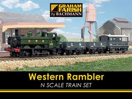 A useful starter train set featuring a GWR 64xx pannier tank engine with a short train of wagons and guards brake van, the ideal stating point to recreate a typical branch line goods train from the 1930s.The train set includes an oval of track measuring 714 x 540mm (28.1 x 21.26in) using track compatible with other brands of British N gauge track along with a mains-powered train speed controller using a plug-top type voltage adapter.