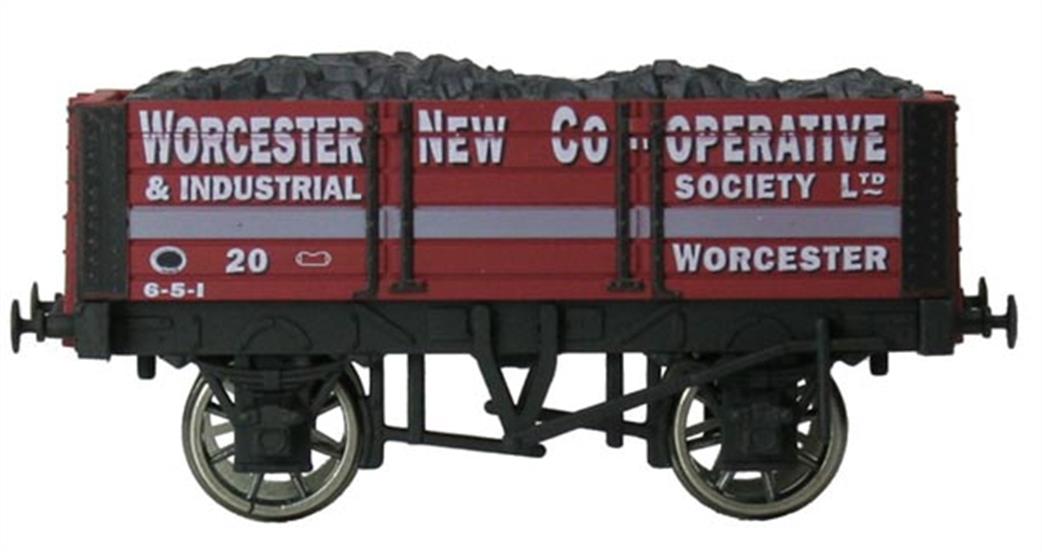 Dapol OO ANT044 Worcester New Co-Operative & Industrial Society 5-Plank Open Wagon Antics Special Edition