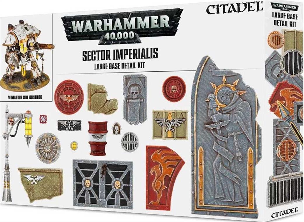 Games Workshop  66-94 Sector Imperialis Large Base Detail Kit