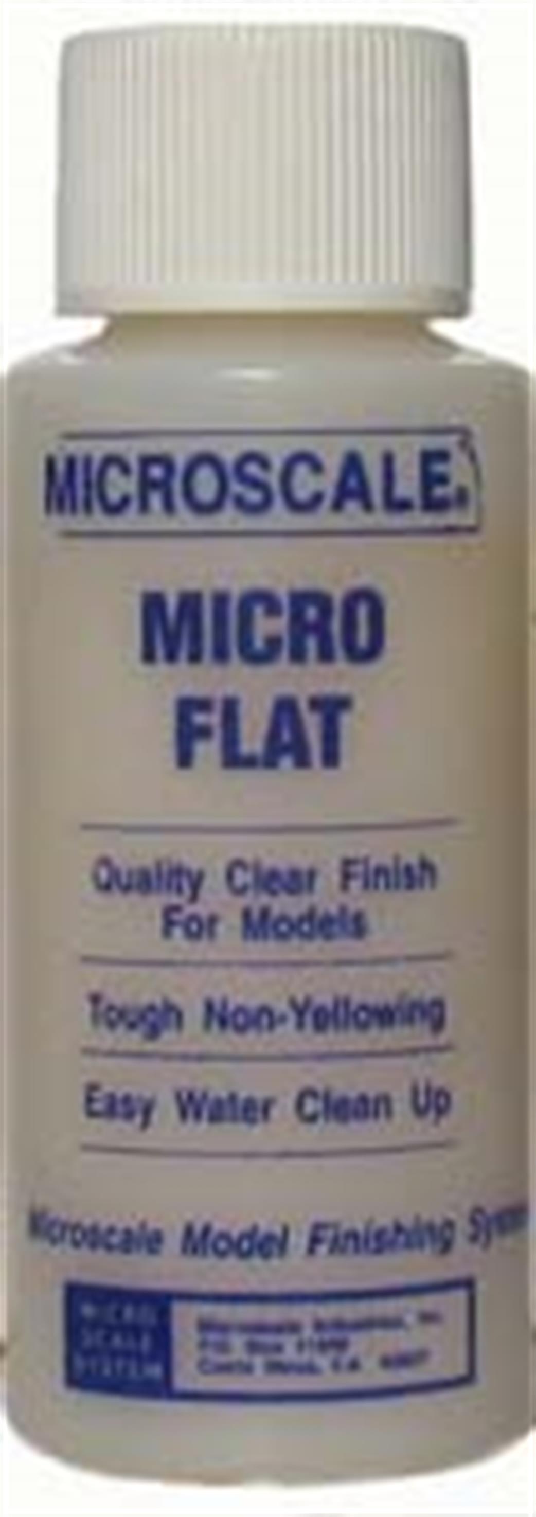 Microscale  BMF133 Micro Flat Clear Finish Water Based 1oz Bottle