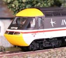 Dapols' first HST train pack releases will cover the most popular and best known HST liveries. This model will carry the striped InterCity livery, introduced in the mid 1980s. The locomotives received the embellishment of a swallow logo on their sides, a fresh and progressive appearance, still fondly remembered by travellers and enthusiasts.Power cars 43120 and 43039