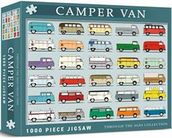 Camper Van Through The Ages 1000 Piece Jigsaw Puzzle