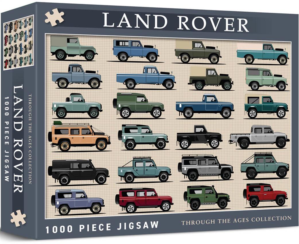 Coach House Partners CHP0123 Land Rover Through The Ages 1000 Piece Jigsaw Puzzle