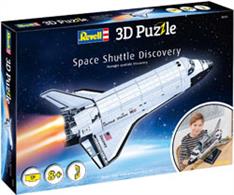 Visit the exciting world of space travel with our impressive Space Shuttle Discovery 3D Puzzle. This model kit offers an unparalleled experience where you can faithfully recreate the famous Space Shuttle. The 126 pieces allow for a detailed reconstruction that impresses not only on the outside, but also with an authentically recreated interior. With a length of 490 mm, a width of 310 mm and a height of 335 mm in 1:200 scale, this model is an impressive collector's item and an engaging building and display experience. The realistic design of the Space Shuttle Discovery captures the essence of space travel and lets you experience the history of manned spaceflight up close.
