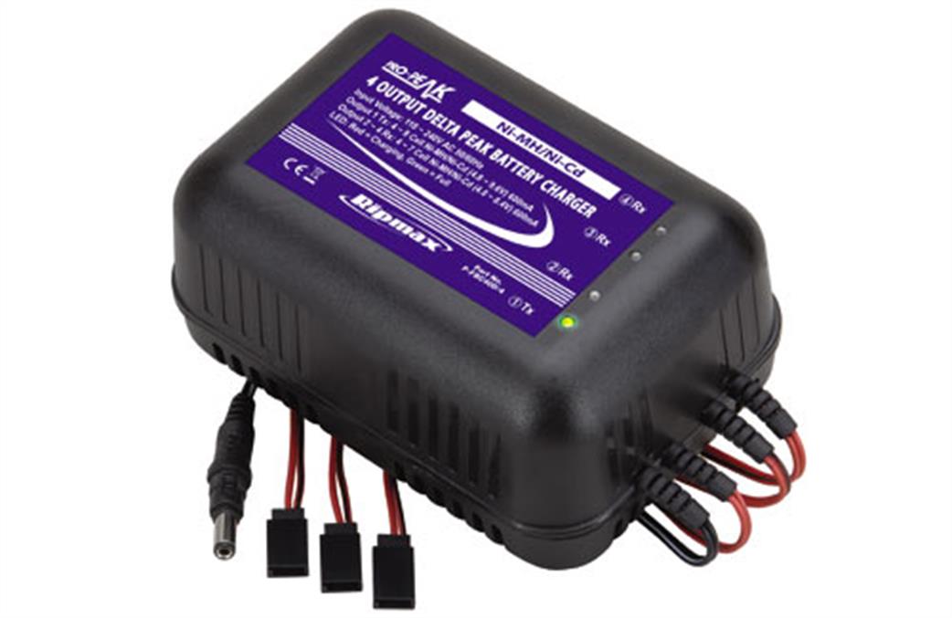 Ripmax FBC40D/4 Pro-Peak 4 Output Delta Peak Ni-MH / Ni-Cd Battery Charger