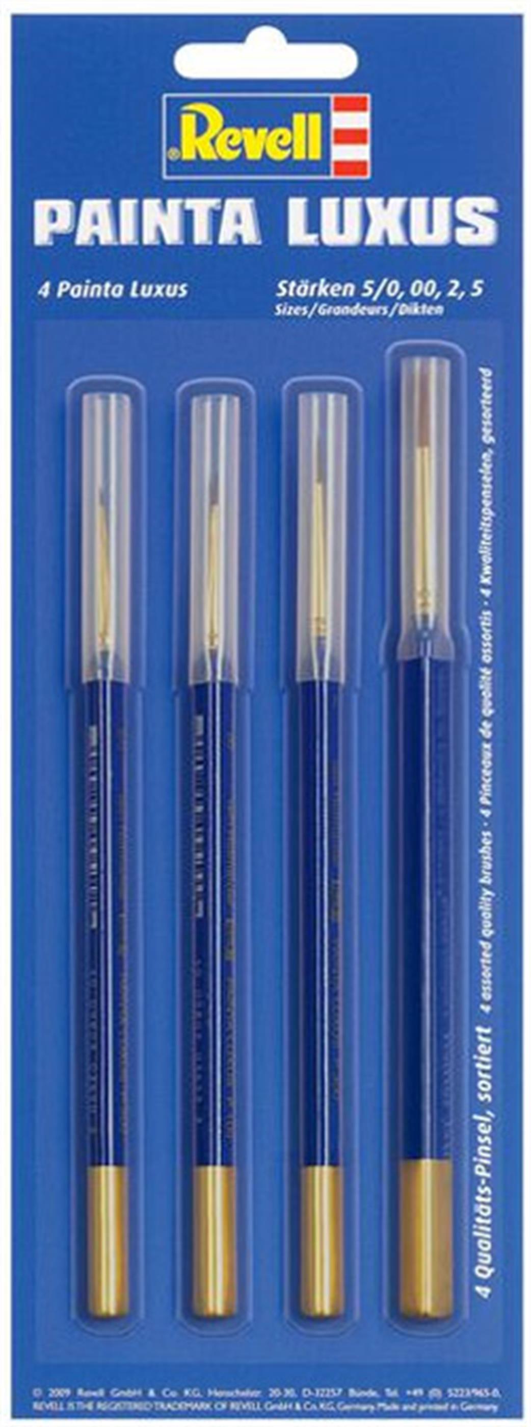 Revell  39629 Premium Triangle Handle Paint Brush Selection