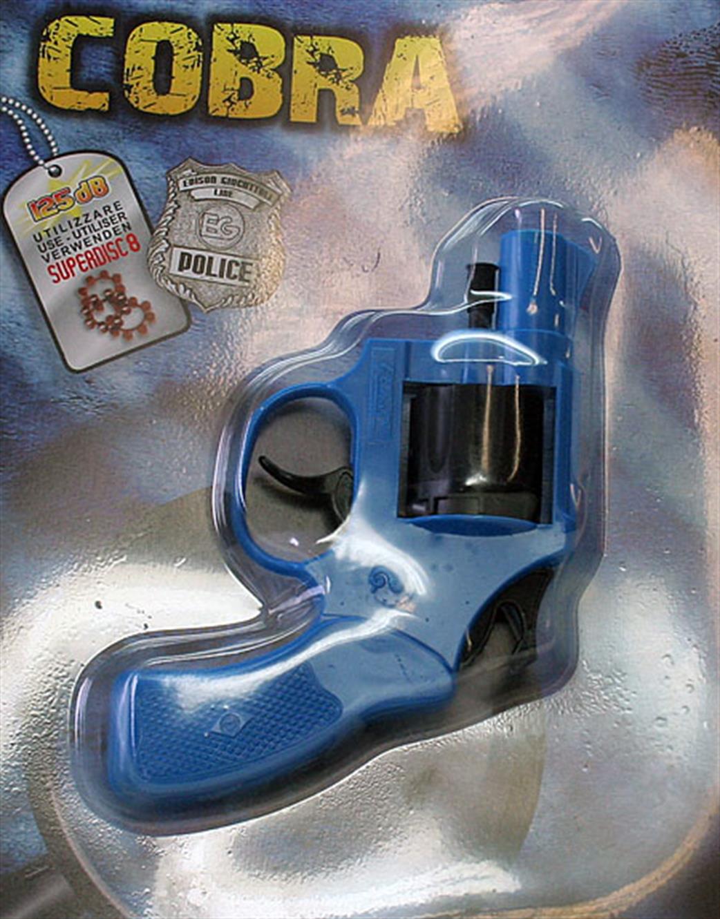 Edison Giocattoli 125 Cobra 8 Shot Police Style Cap Pistol