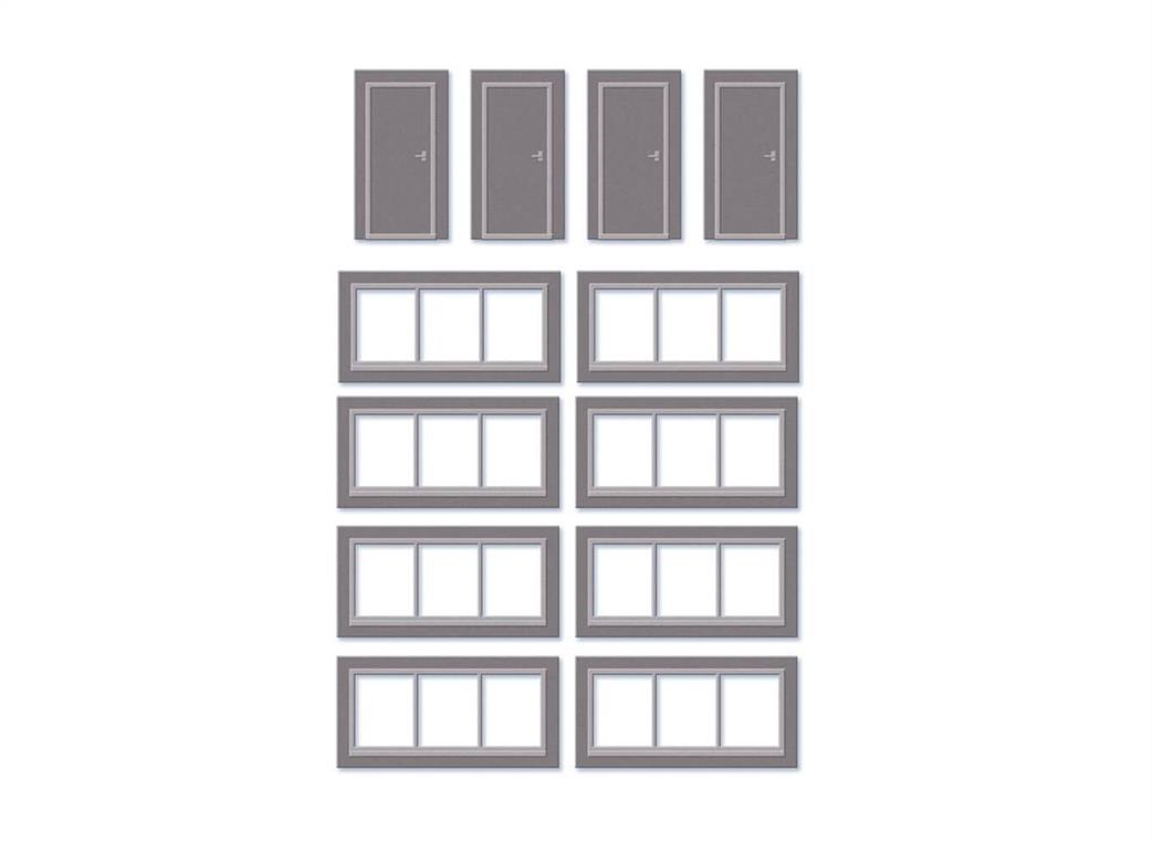 Wills Kits SSM314 Doors and Windows Pack for Modular Industrial Building Kit OO