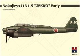 1/72 Hobby 2000 72053 Nakajima J1N1-S "GEKKO" Early fujimi kit