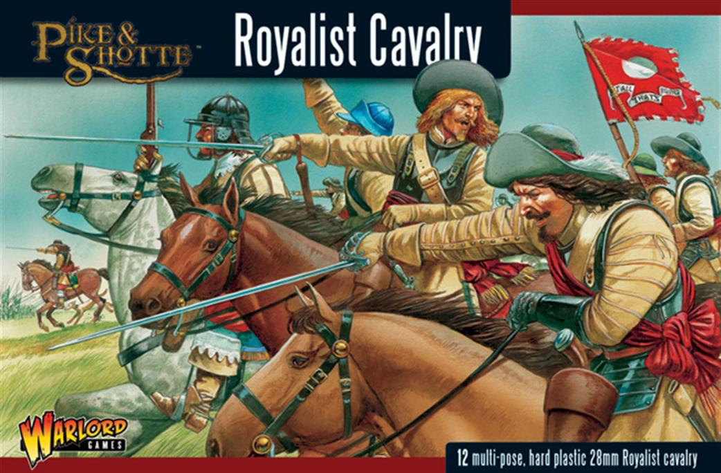 Warlord 28mm WGP-5 Royalist Cavalry Pike & Shotte (12)