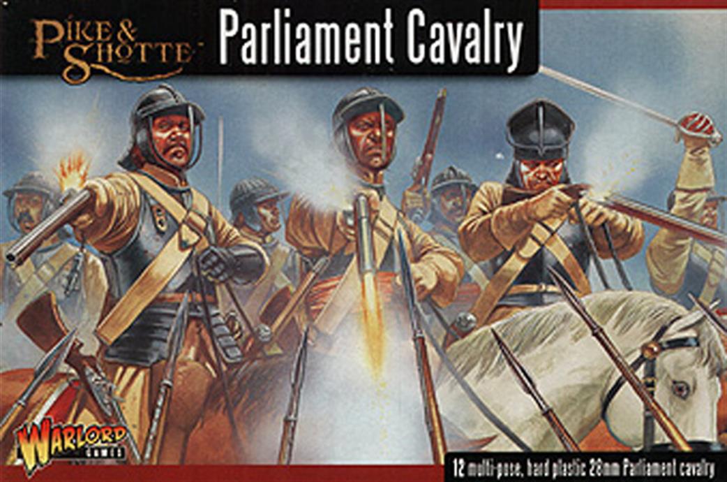 Warlord 28mm WGP-21 Parliament Cavalry Pack of 12 for Pike & Shotte Wargame2