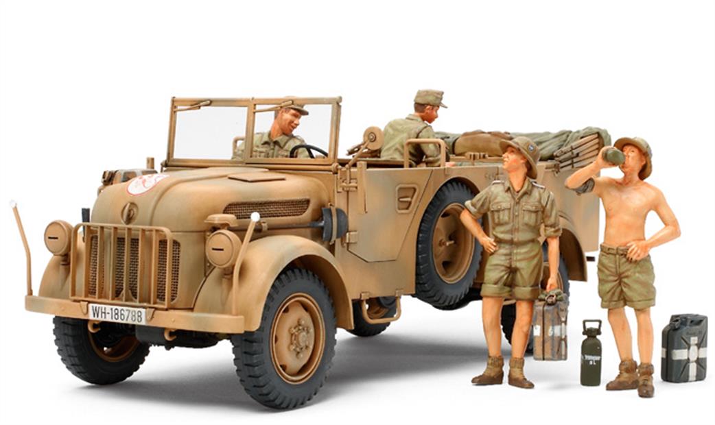 Tamiya 1/35 35305 German Steyr 1500A/01 with Africa Corps Infantry