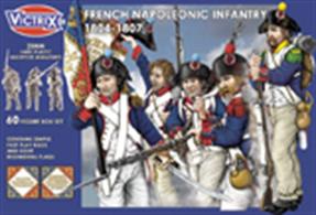 A superb box set of 60 Hard Plastic Multipose Miniatures with simple fast play rules and Eight Regimental Flags.