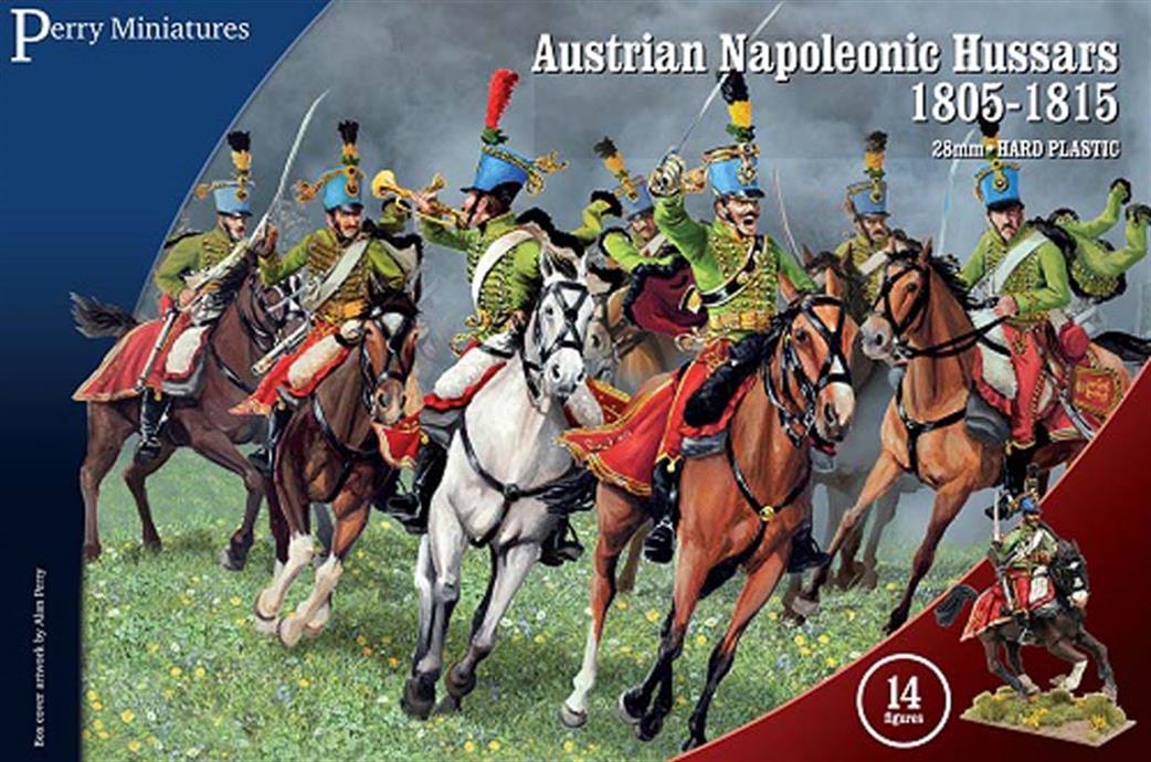 Perry Miniatures 28mm AN100 Austrian Napoleonic Hussars 1805-1815 14 Ready To Assemble And Paint Figures