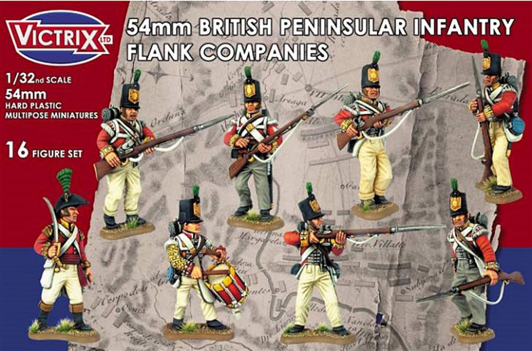 Victrix VX5401 British Peninsular Infantry Flank Companies Napoleonic Wars   1/32