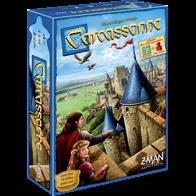 Inspired by the medieval fortress in southern France of the same name, Carcassonne is a tile-laying game in which players fill in the countryside around the fortified city. Players choose from tiles that depict cities, roads, monasteries, and fields; each new tile placed creates an ever-expanding board on which players can then add their followers. Players score points by having followers on features as they're completed. The player who makes the most strategic placements of tiles and followers will score the most points and win the game.