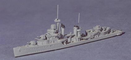 Typical of the Destroyers built before WW2, this is an "as built" version of members of this class.