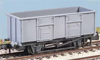 Over 2000 of these wagons were built to carry coal to large concerns such as power stations and steel works. Period 1953-1982. These finely moulded plastic wagon kits come complete with pin point axle wheels.Formerly Parkside N gauge kit PN02 this kit has been merged with the Peco range of wagon kits.