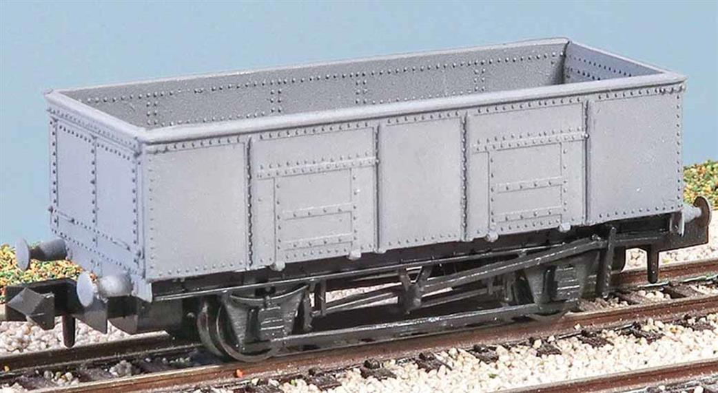 Peco N KNR-255 GWR 20-ton Steel Open Coal Wagon Kit from Parkside range
