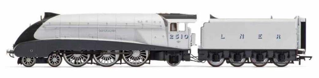 Hornby OO R3307 LNER 2510 Quicksilver Gresley Streamlined A4 Class 4-6-2 Silver Livery