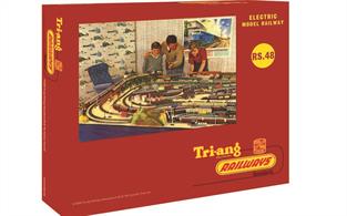 Formed in 1953, Tri-ang Railways grew rapidly with a wide range of train sets, locomotives, coaches, wagons, buildings and track. Featuring full colour graphics, the products highlighted in the catalogue installed imagination and hope into young enthusiasts. The new Hornby Tri-ang Railways ‘The Victorian’ Train Set is the perfect way to relive the same excitement and inspiration as the original release in 1963.