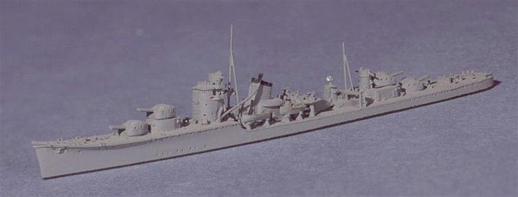 Navis Neptun 1262 Akizuki Japanese Super Destroyer 1941 Waterline Model 1/1250