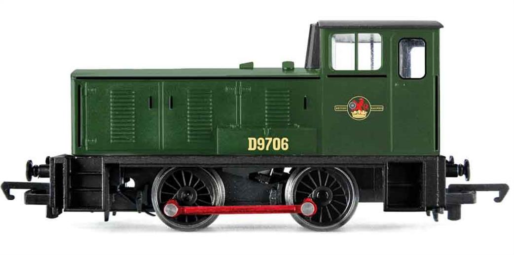 Hornby OO R3755 Railroad BR D9706 Bagnall 0-4-0DH diesel shunter
