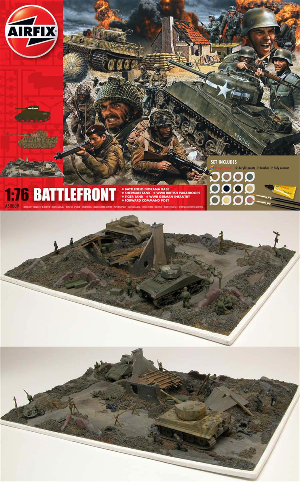 Airfix 1/76 A50009A DDay Battlefront World War 2 Gift Set