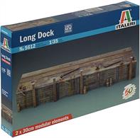 Italeri 1/35 Long Dock 5612Glue and paints are required