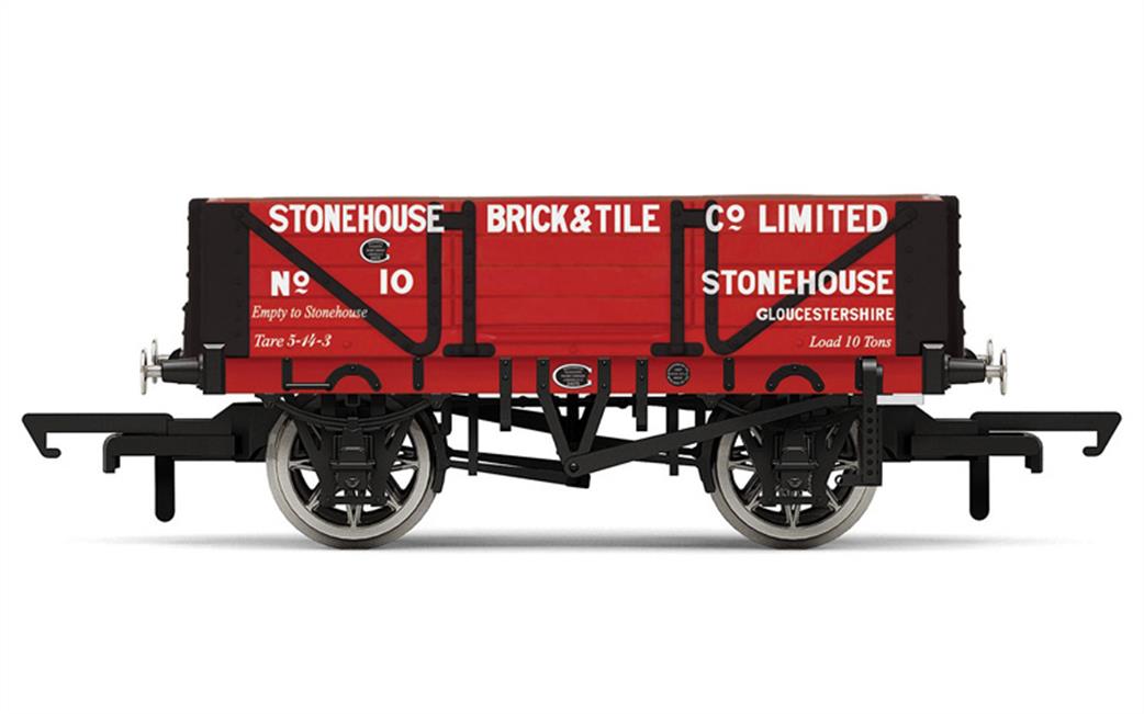 Hornby OO R6864 Stonehouse Brick & Tile Co Limited 4 Plank Open Wagon