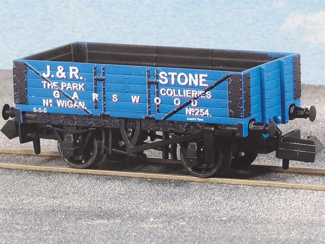 Peco NR-5009P J&R Stone The Park Collieries, Garswood 5-Plank Open Wagon 754 N