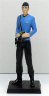 Nice figure of Spock, stands approximately 4" (100mm), on it's own base.