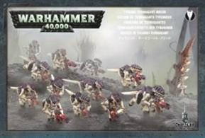 This box set contains 12 multi-part plastic Termagants and one Ripper Swarm. This 175-piece set includes: three different head designs, two different body designs, fleshborers, spinefists, devourers, adrenal glands and toxin sacs. Also included are 12 25mm round bases and one 40mm round base.