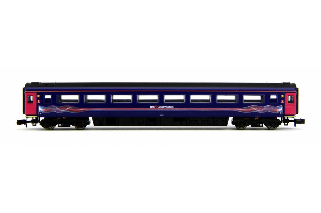 Dapol N 2P-005-337 First Great Western Mk.3 TSO Standard Class Coach 42075 FGW Purple Dynamic Lines Livery