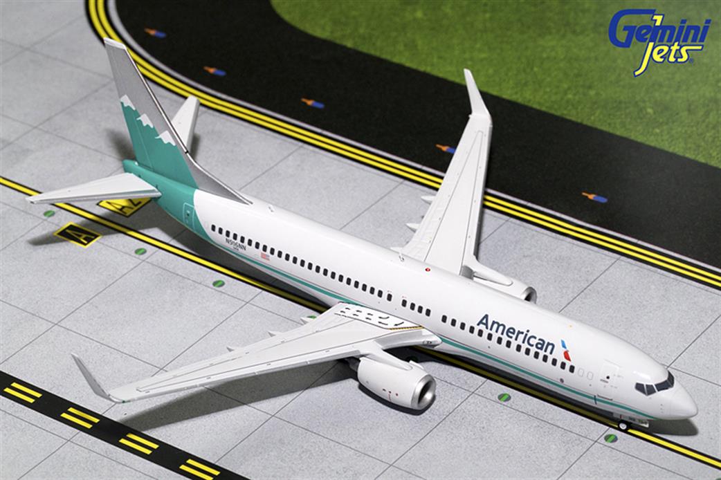 Gemini Jets 1/200 G2AAL703 American Boeing B737-800W Reno Air Retro Livery