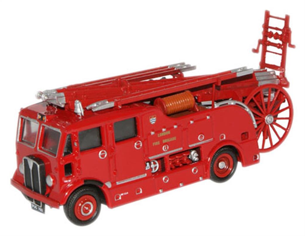 Oxford Diecast 1/76 76REG001 London Fire Brigade AEC Regent III/Merryweather Fire Engine
