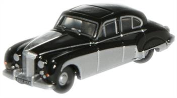 Oxford Diecast 1/148 Jaguar MkVIII Black &amp; Cornish Grey NJAG8001