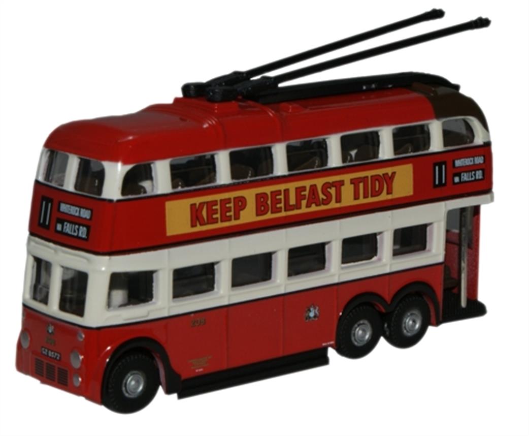 Oxford Diecast 1/148 NQ1002 Belfast Q1 Trolleybus