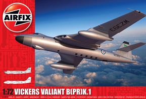 Airfix A11001A Vickers Valiant RAF V bomber KitDimensions Length 456mm - Wingspan 488mmGlue and paints are required 