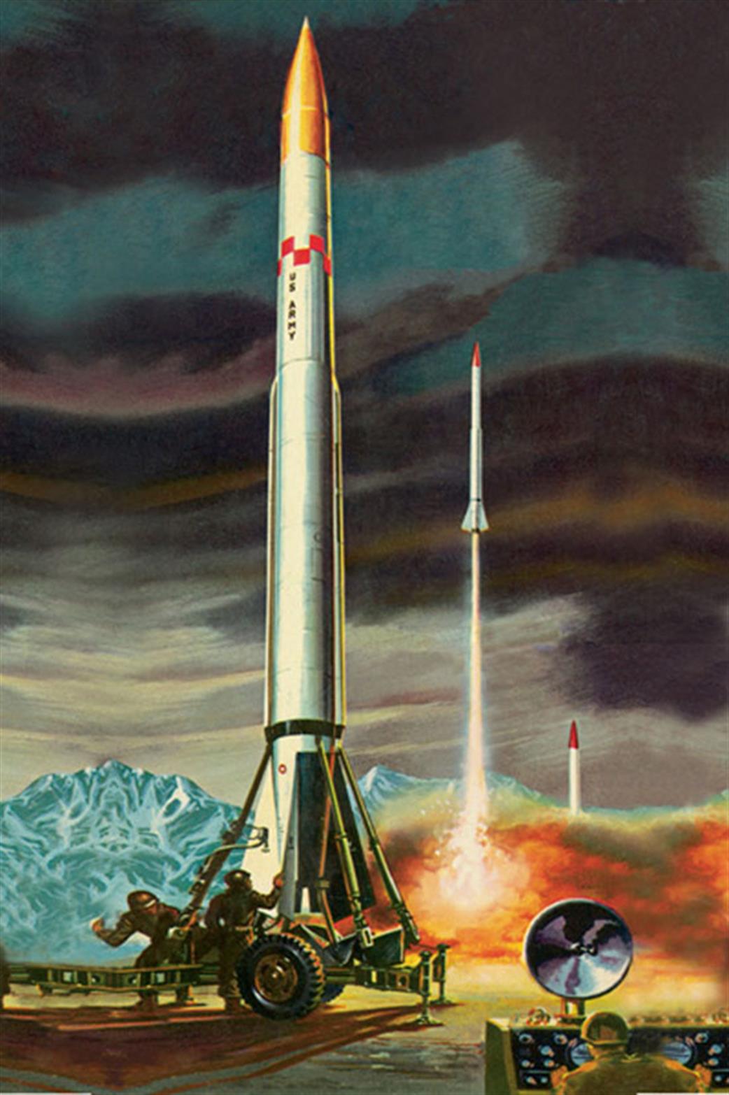 Revell  00020 US Army Corporal Missile & Launcher Plastic kit