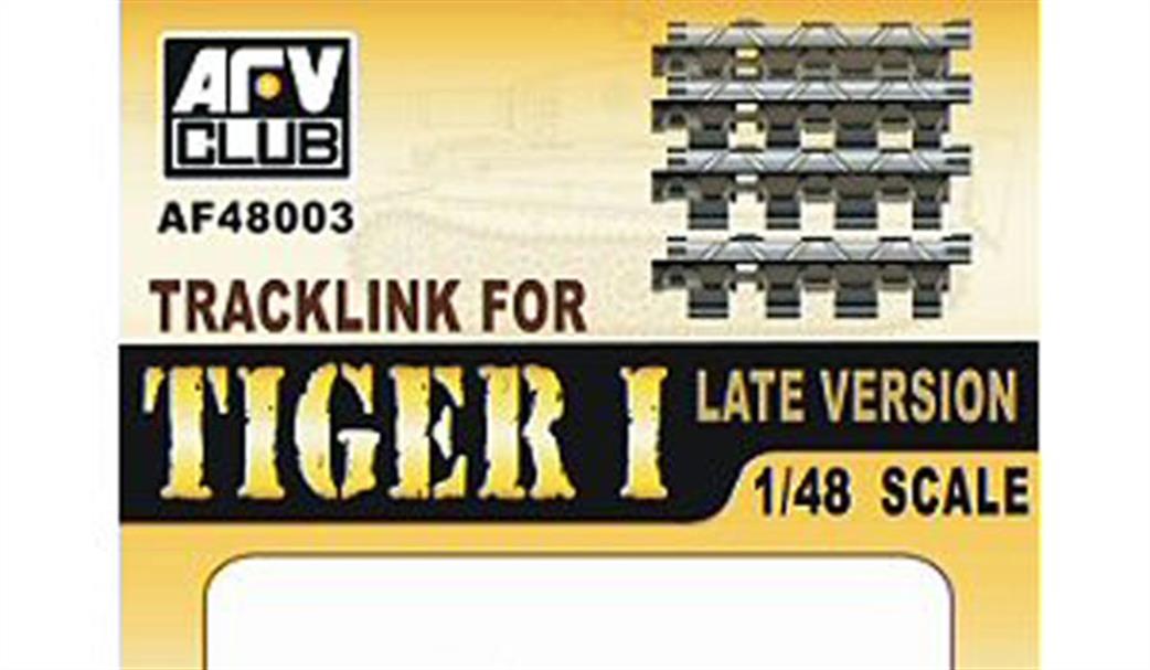 AFV Club 1/48 AF48003 Tracklink for Tiger 1 Late Version