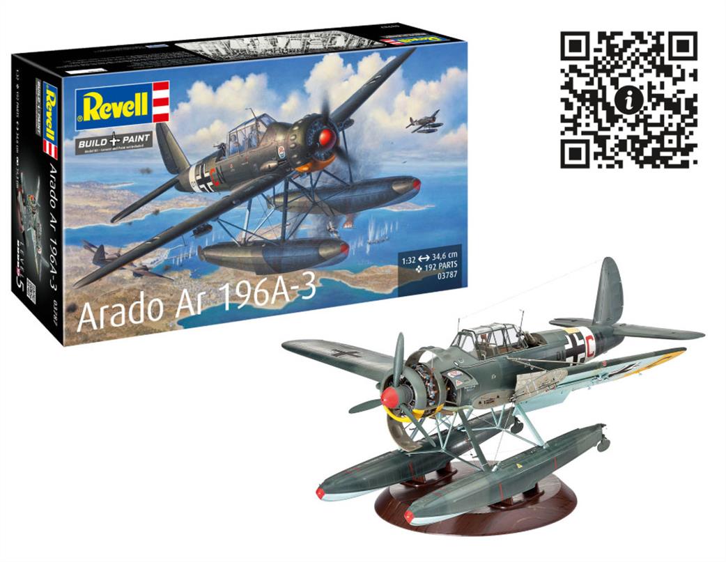 Revell 1/32 03787 Arado Ar196A-3 Seaplane Kit