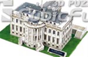 CubicFun White House Washington DC 3D Puzzle Kit C060HKit pack to build a model of the White House, official residence of the president of the United States.Contains 64 pre-cut pieces, finished model 210 x 280 x 190mm