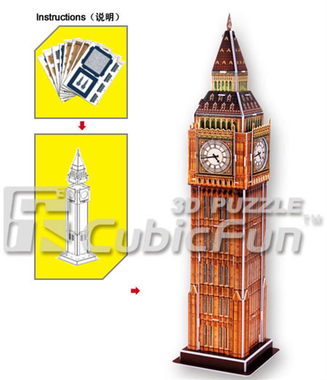 CubicFun  C094H Big Ben London 3D Puzzle Kit