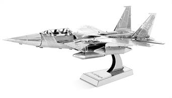 Laser cut&nbsp;metal kit building a model of the USAF F-15 Eagle