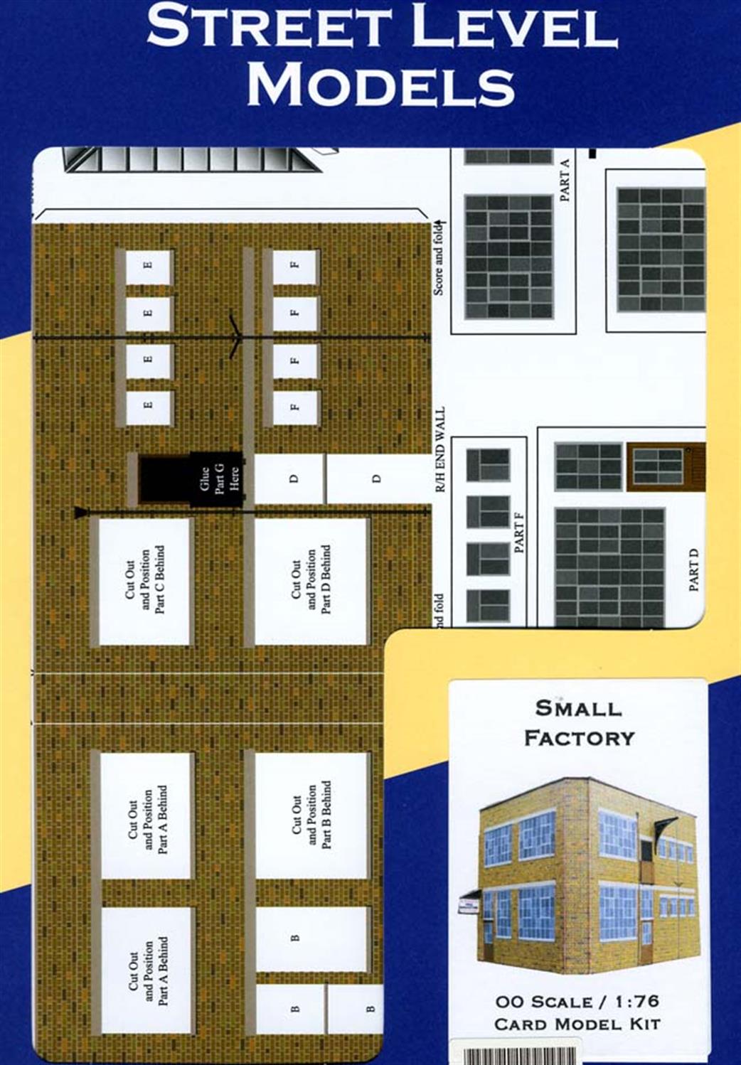 Street Level Models OO 3.16 Small Factory Building